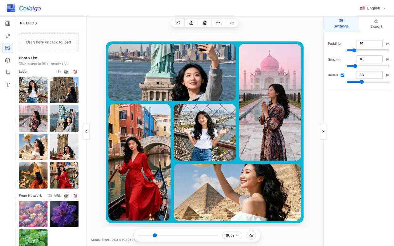 Collaigo - Collage Maker & Photo Editor - 截图 2