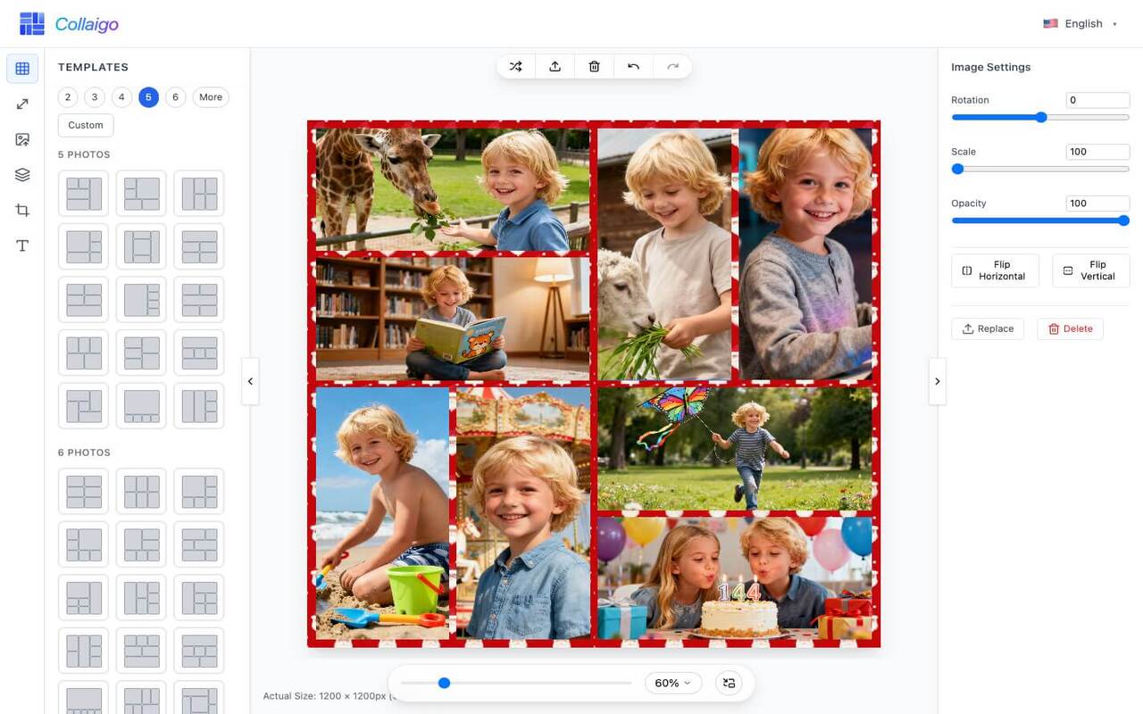 Collaigo - Collage Maker & Photo Editor - 截图 5