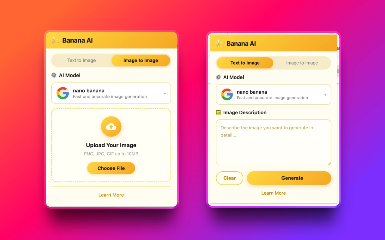 Banana AI – AI Photo Editor & Image Generator - 截图 1