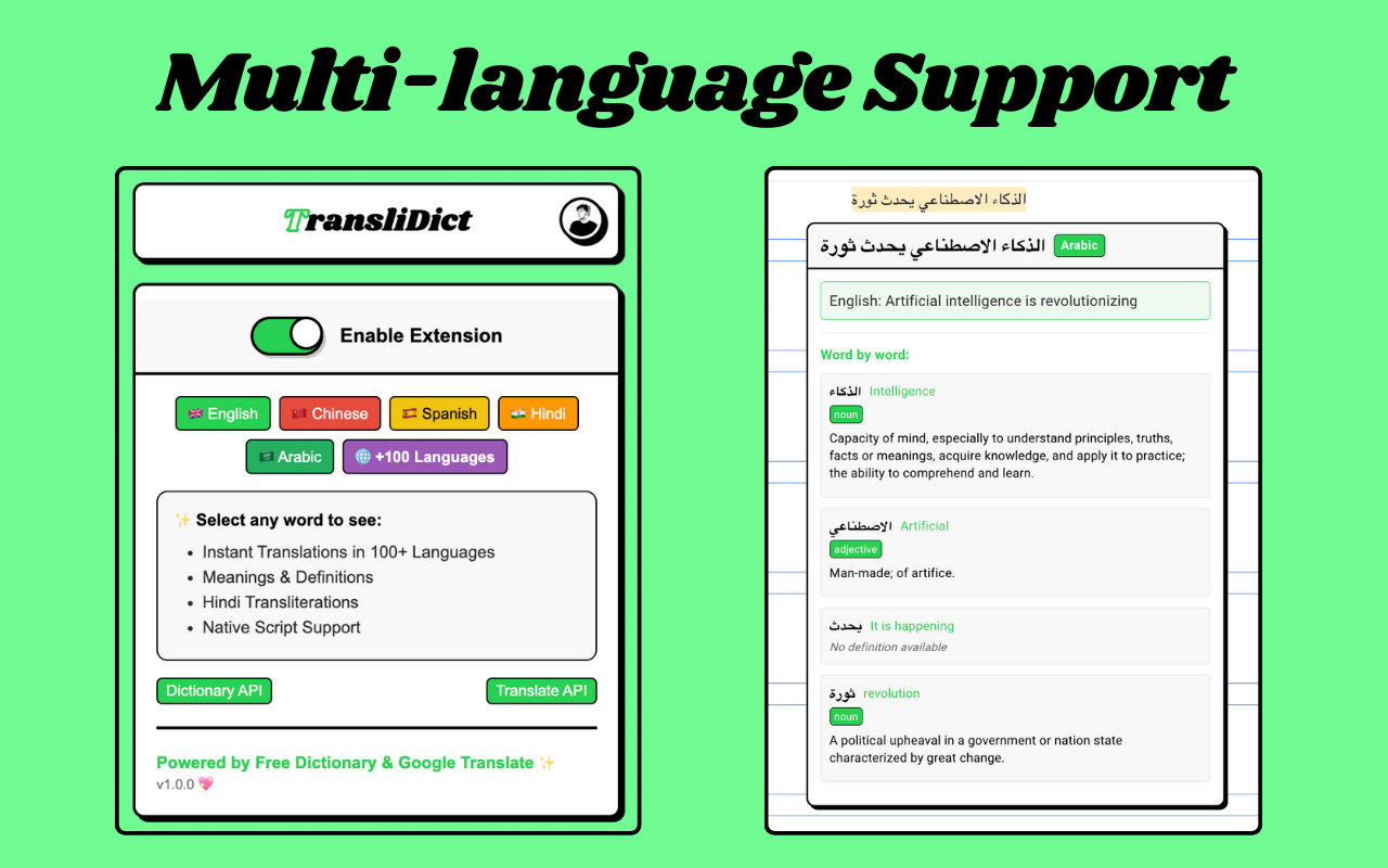 TransliDict - Instant Word Lookup & Translation - 截图 2
