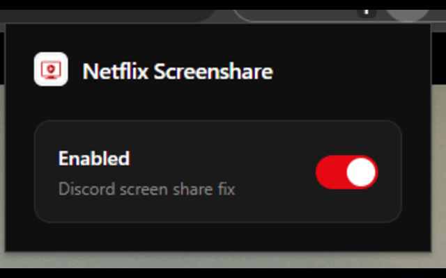 Netflix ScreenShare Fix - 截图 1