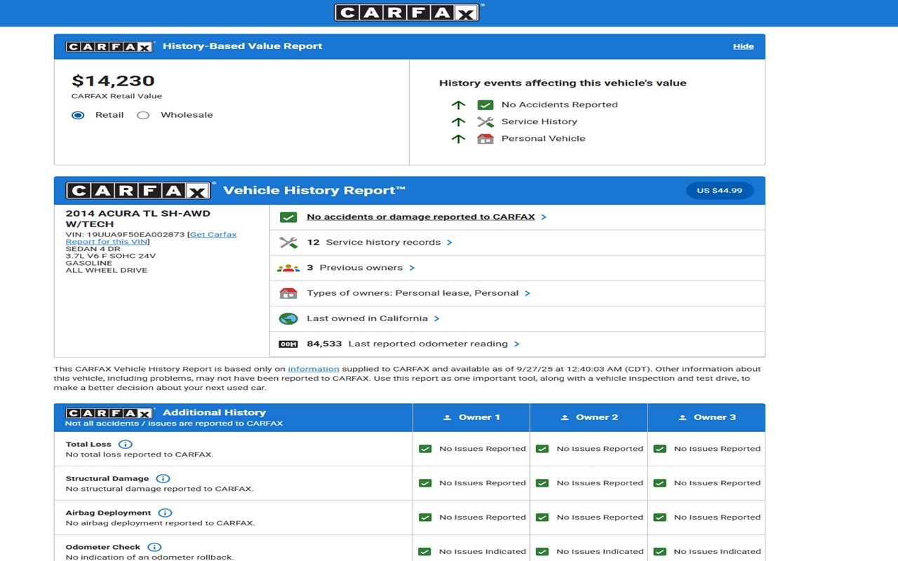 CCR VIN CHECKER - Cheap VIN Reports - 截图 3