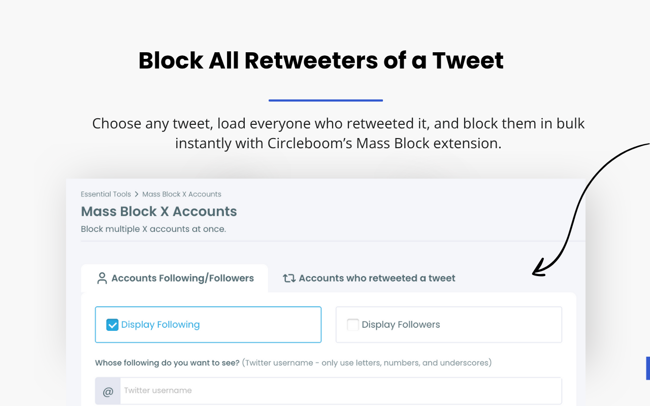 Twitter (X) Mass Blocker - 截图 5