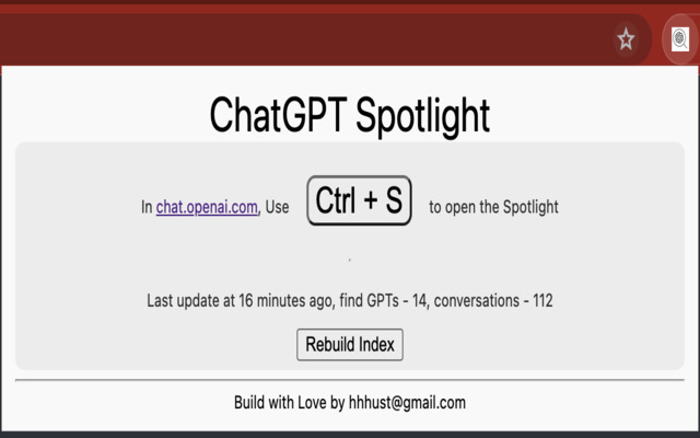 ChatGPT Spotlight - 截图 1