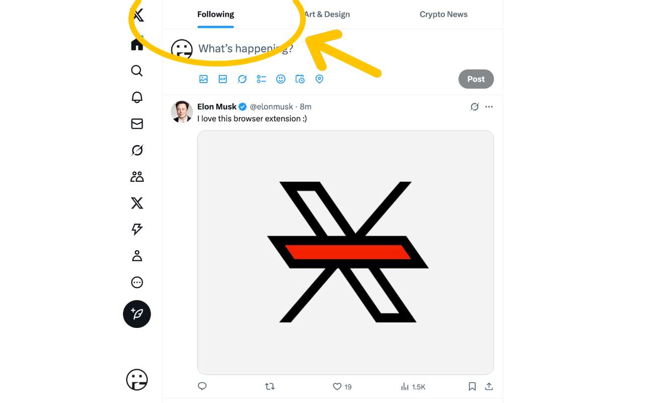 Bye For You - Remove 'For You' X Tab - 截图 2