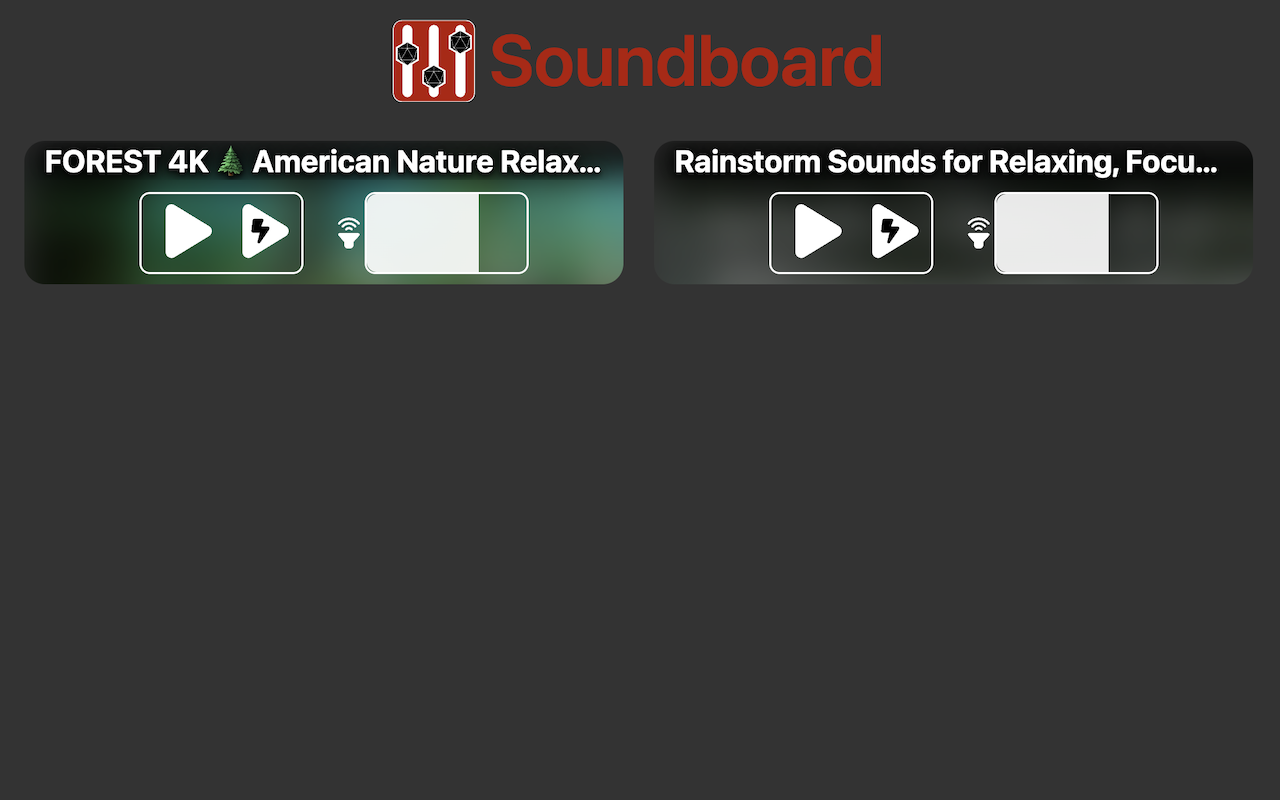 D&D Soundboard Launcher - 截图 1
