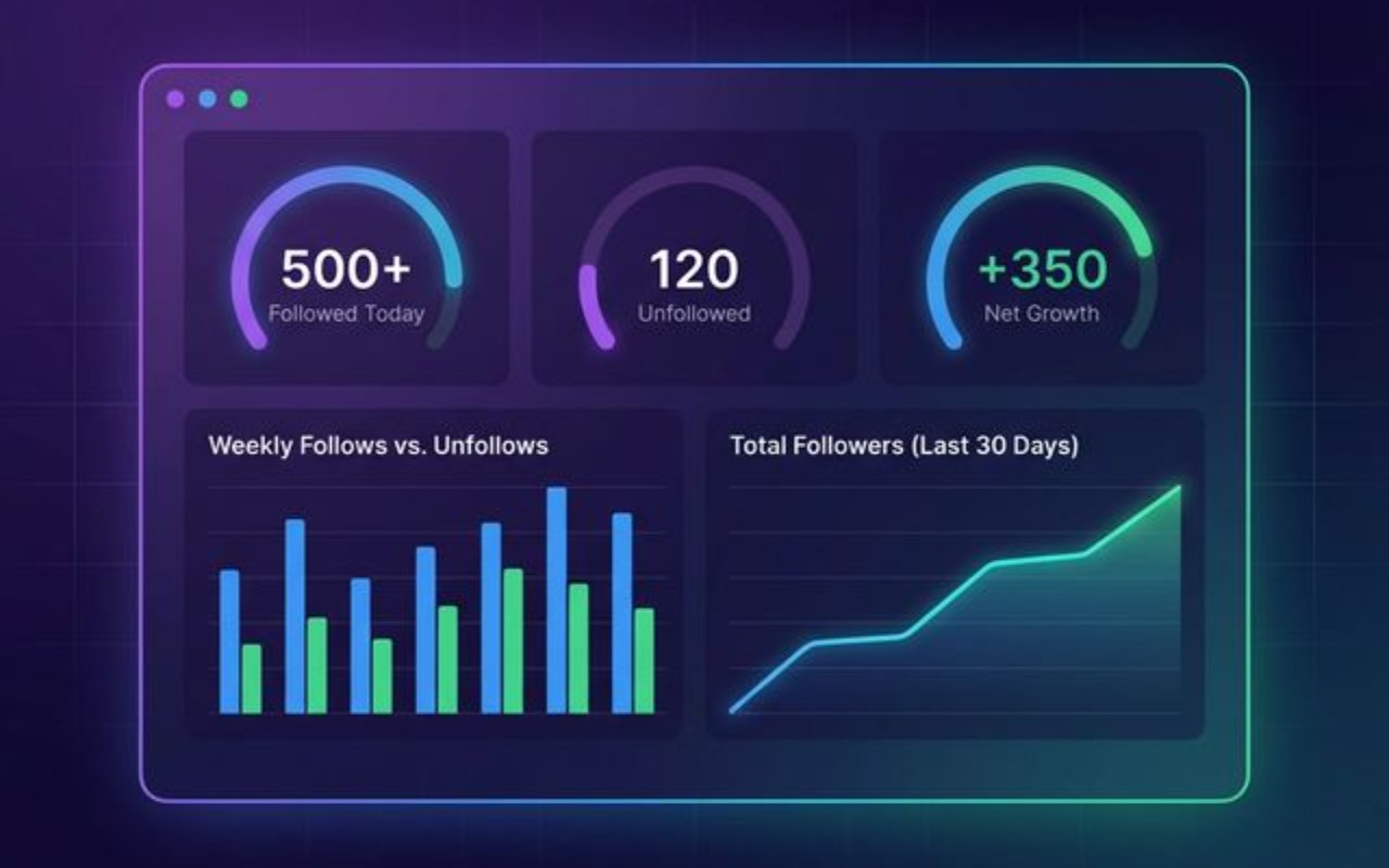 FollowPilot - X (Twitter) 自动关注和取消关注 - 截图 2