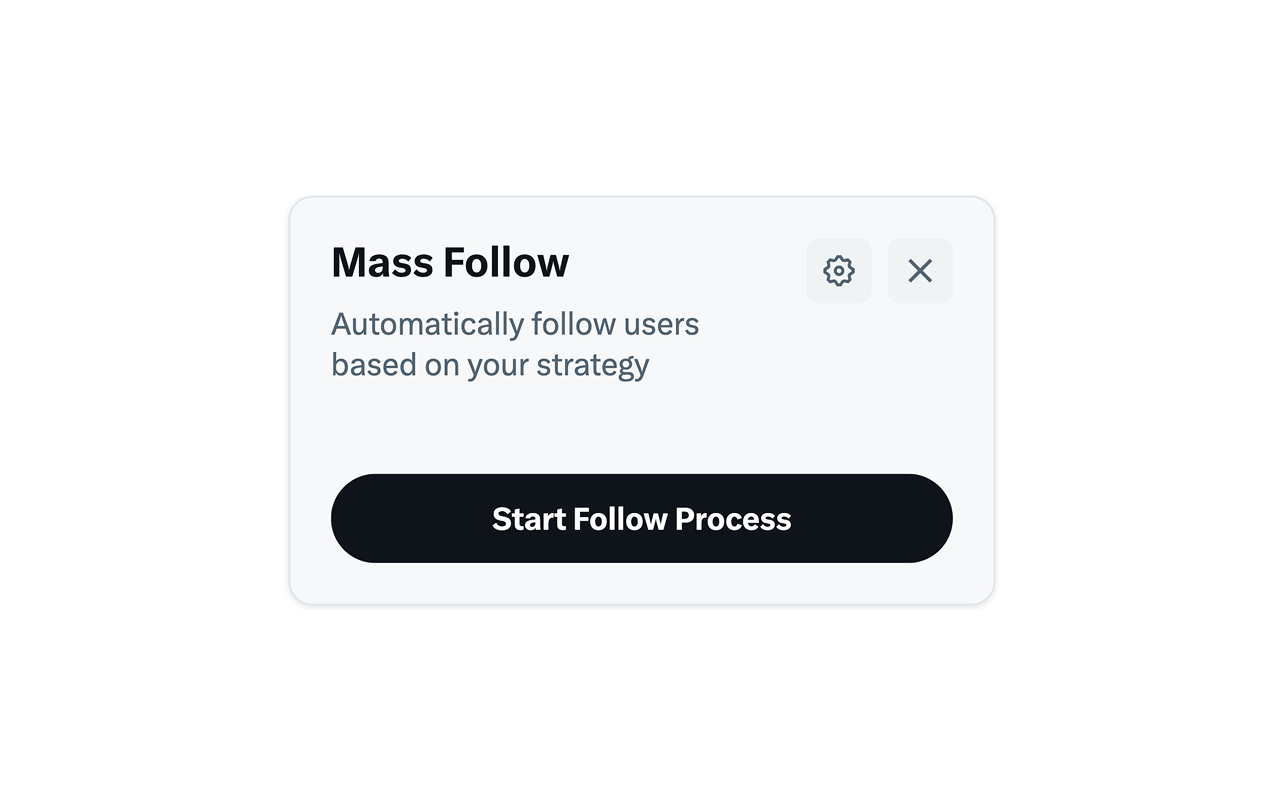 X (Twitter) Mass Follow | SuperFus - 截图 1