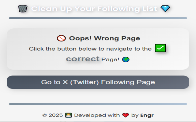 X (Twitter) Mass Unfollow Pro - 截图 1