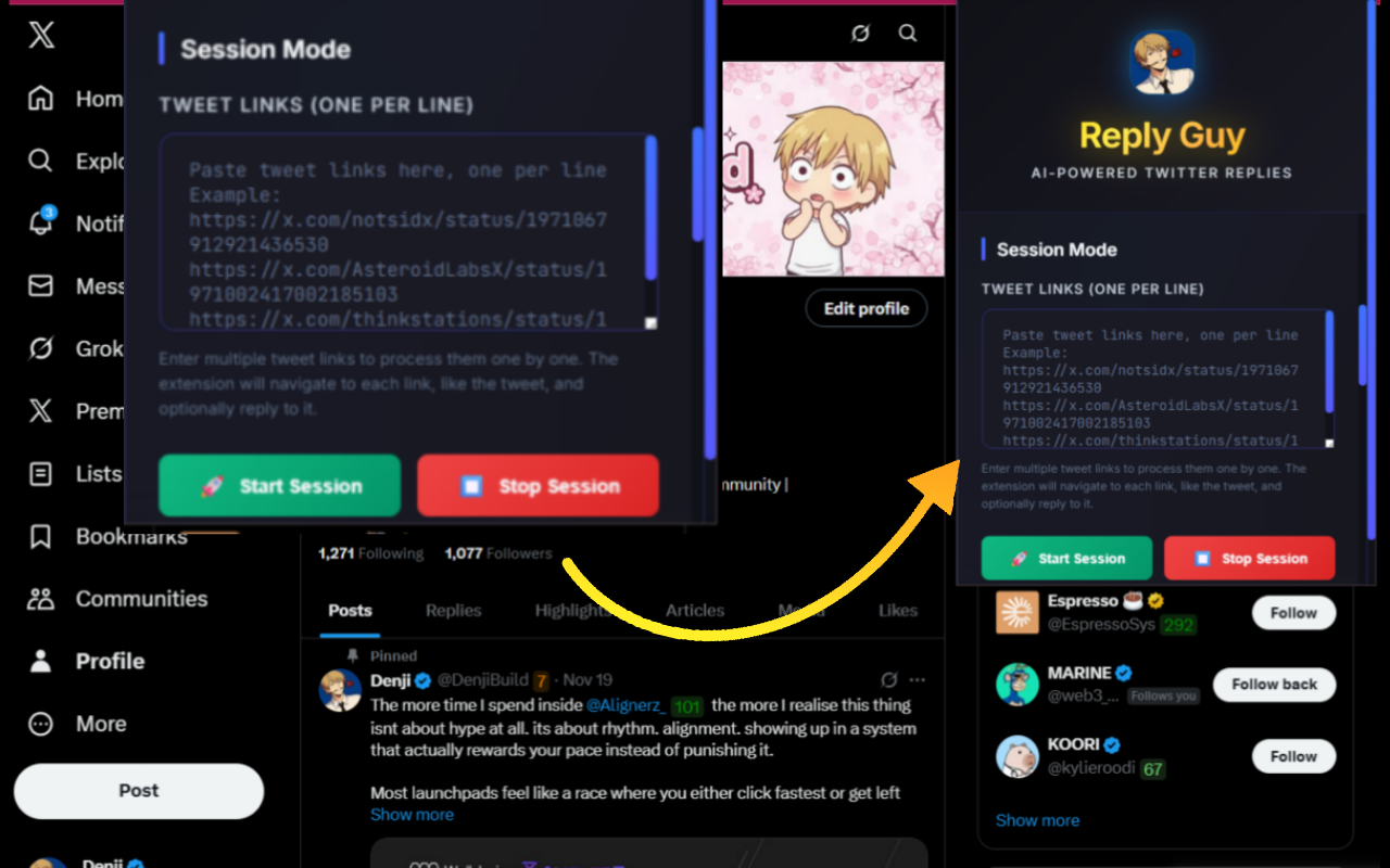 Reply Guy - AI Twitter Replies - 截图 2