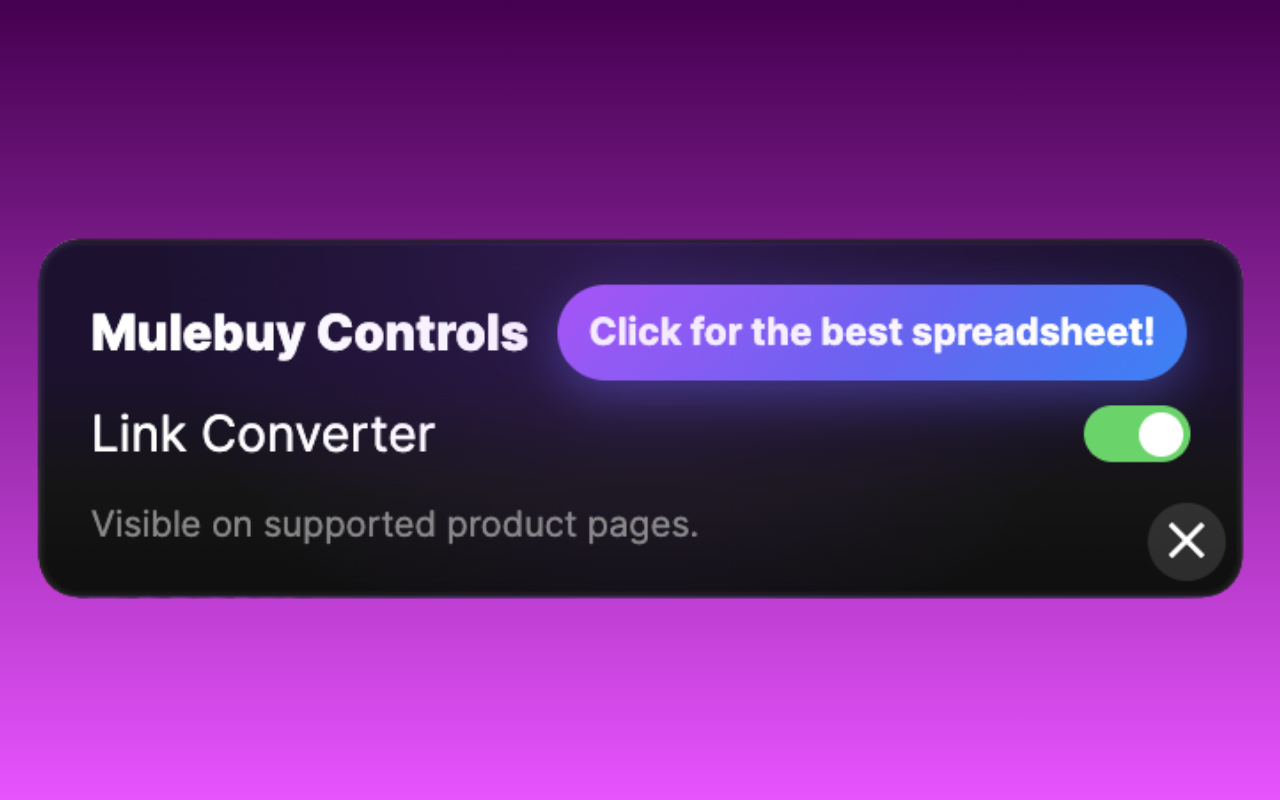 Mulebuy Link Converter - 截图 1