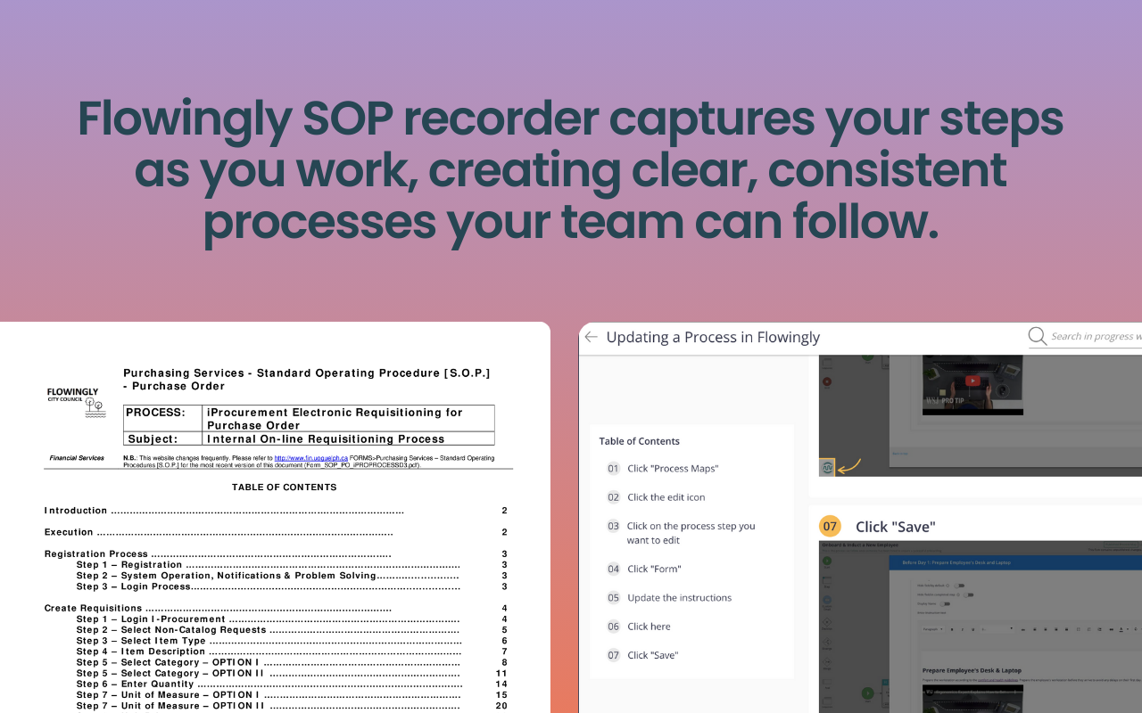 Flowingly SOP Recorder - 截图 2