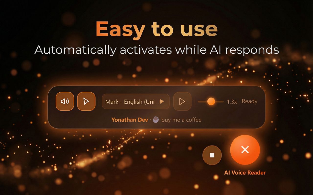 AI Voice Reader: Read Aloud for ChatGPT, Claude, DeepSeek & Qwen - 截图 2