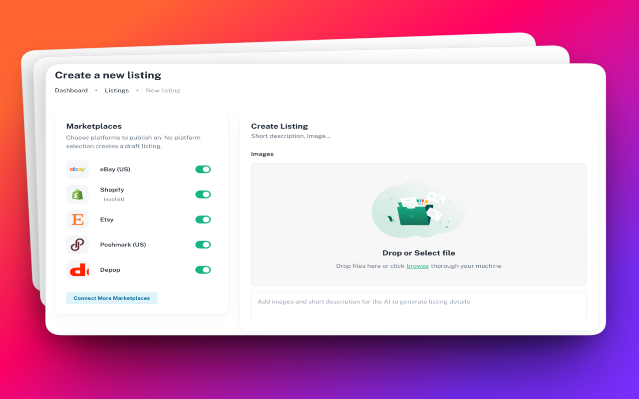 Voolist – Cross-list in One Click - 截图 1