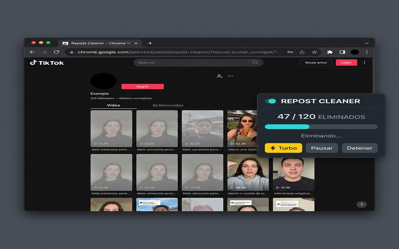 Repost Cleaner for TikTok - 截图 1
