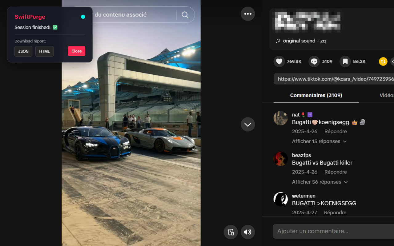 SwiftPurge: TikTok Cleaner - 截图 3