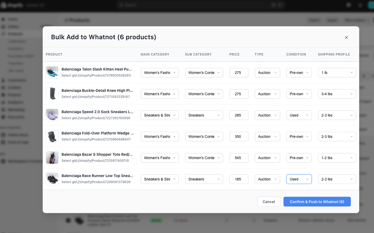 Shopify to Whatnot - 截图 3