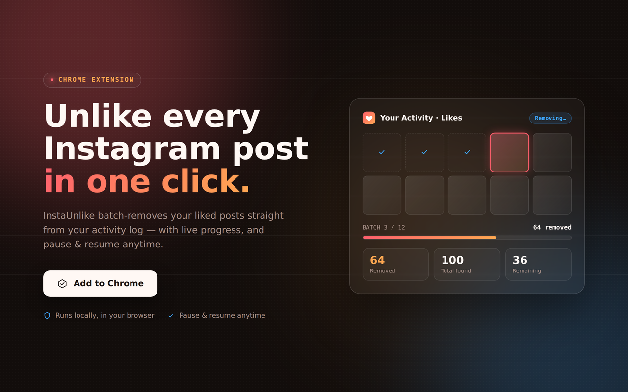 InstaUnlike — Remove Liked Videos - 截图 2