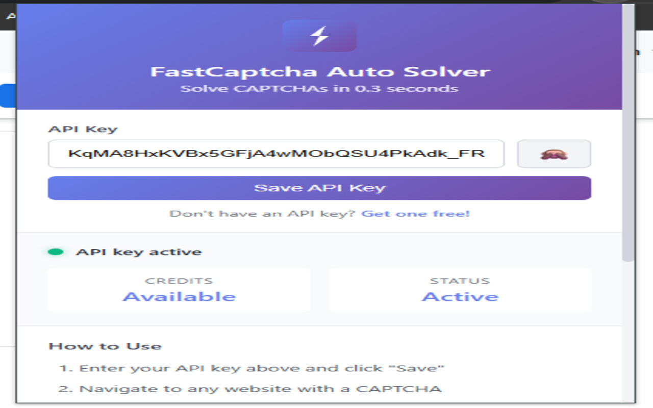 FastCaptcha Auto Solver - 截图 1