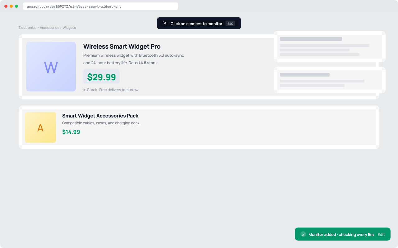 PagePulse — Website Change Monitor - 截图 2