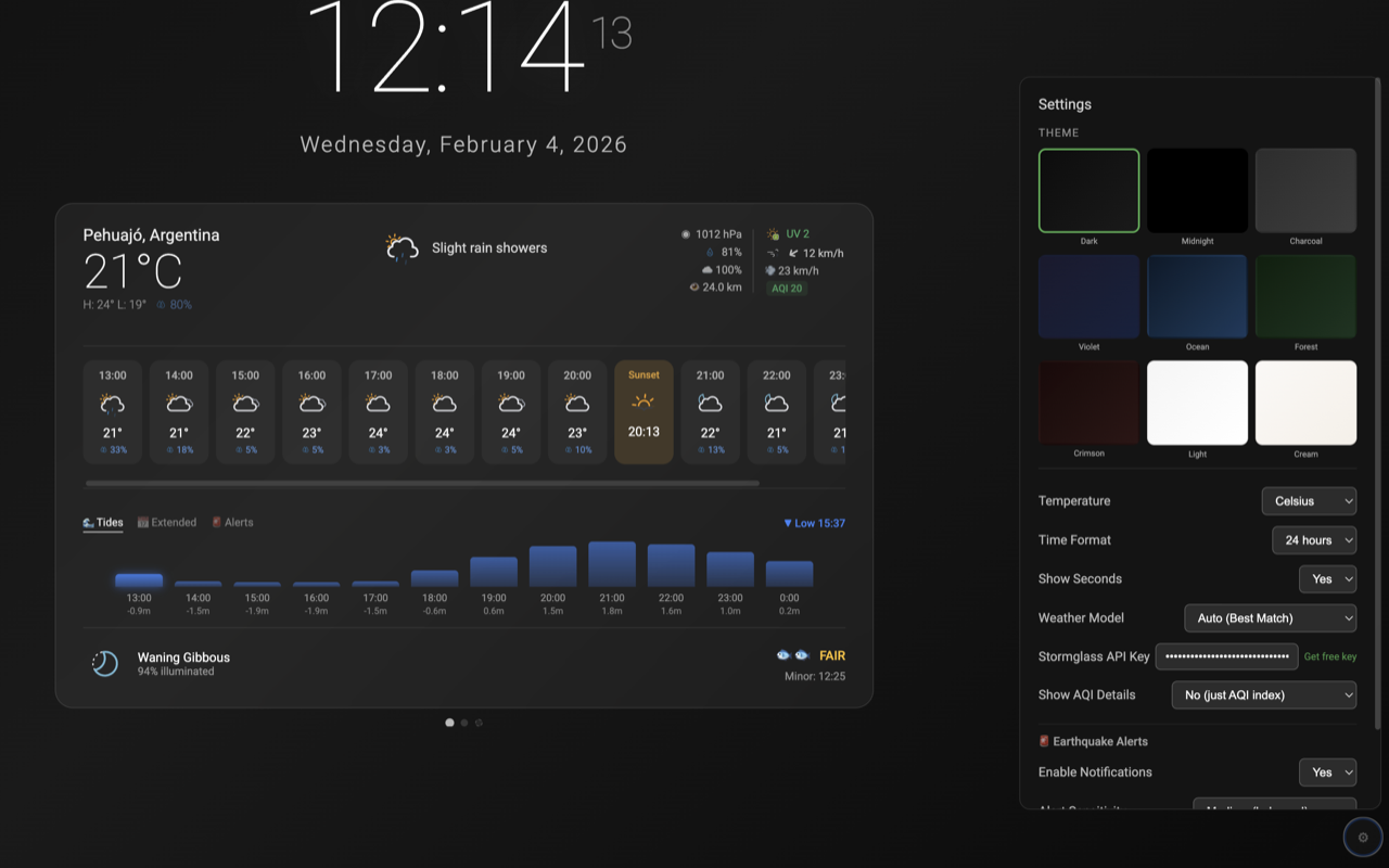 Weather Clock - 截图 2