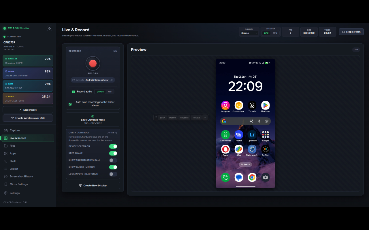 CC ADB Studio - 截图 3