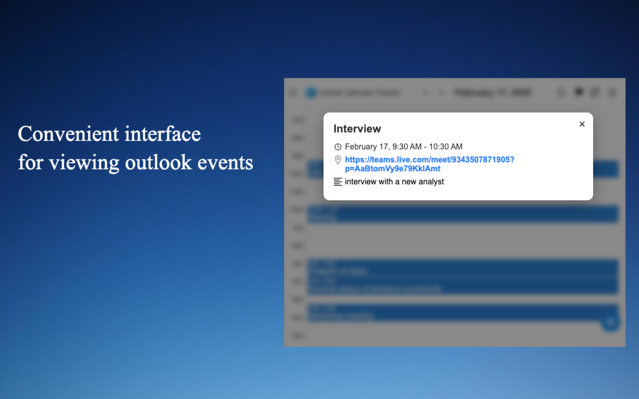 Outlook Calendar Checker - 截图 2