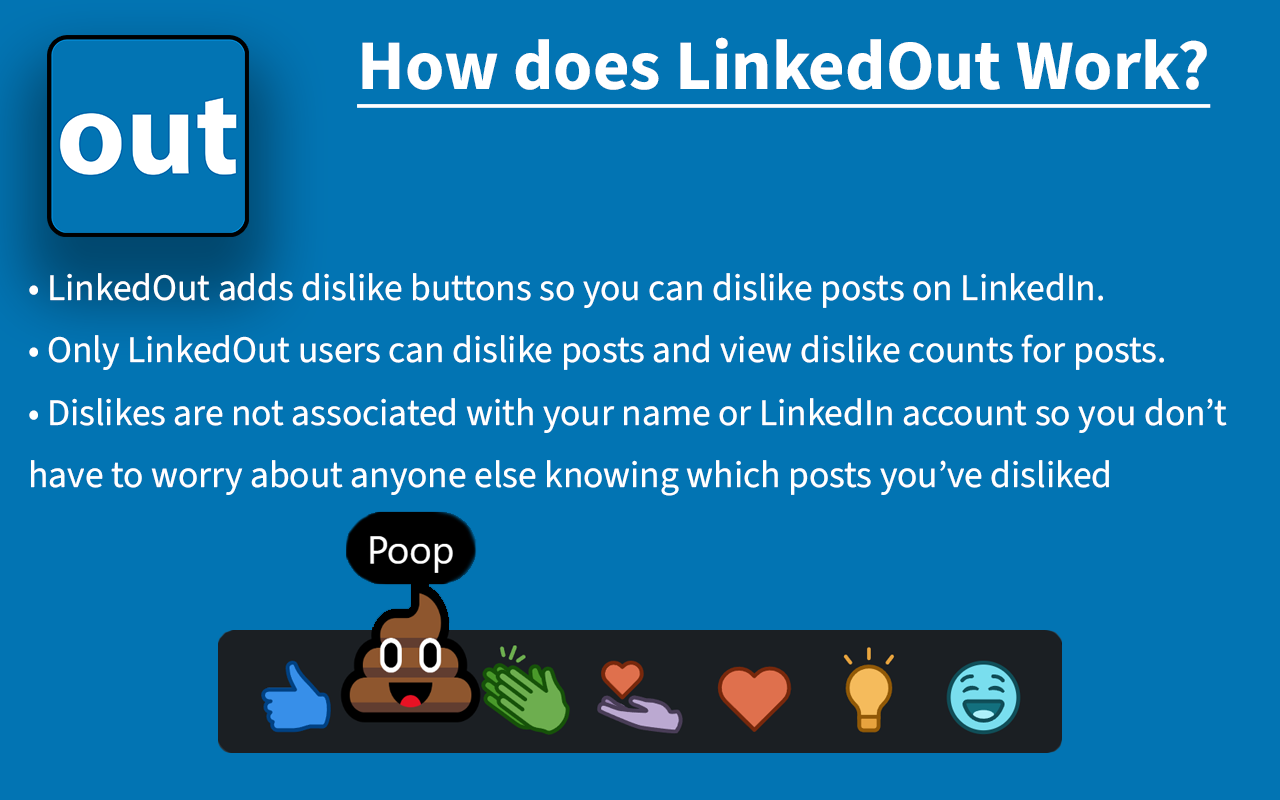LinkedOut - Dislikes for LinkedIn™ - 截图 2