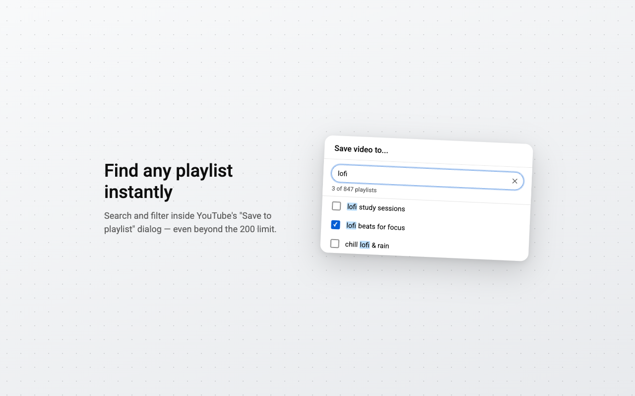 YouTube Playlist Search - 截图 4