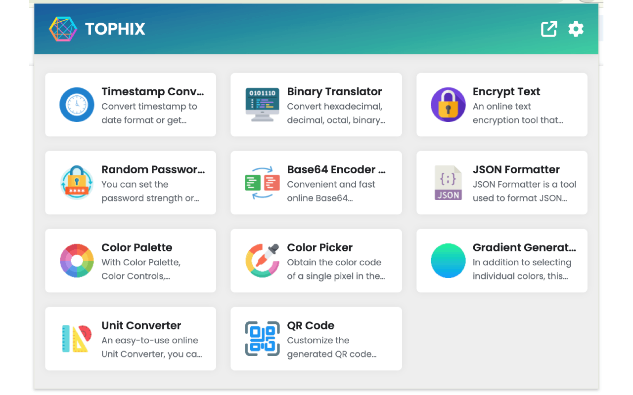 Tophix - 免费好用的在线工具 - 截图 1