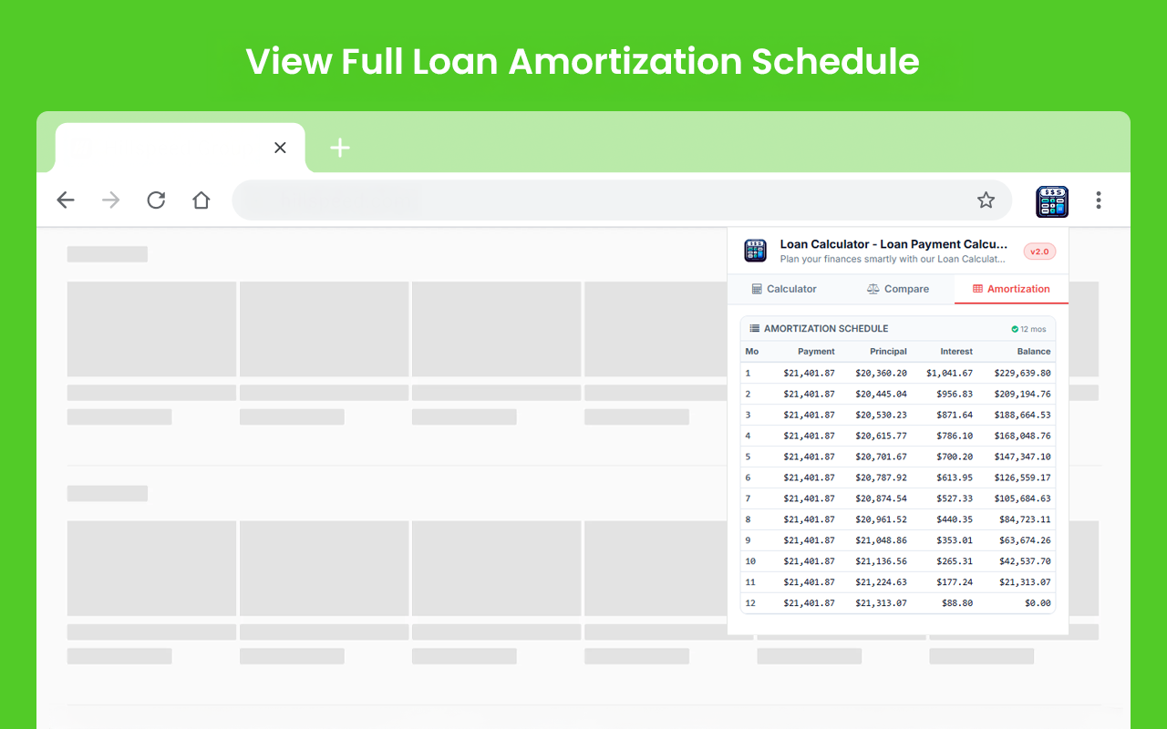 Loan Calculator - Loan Payment Calculator - 截图 3