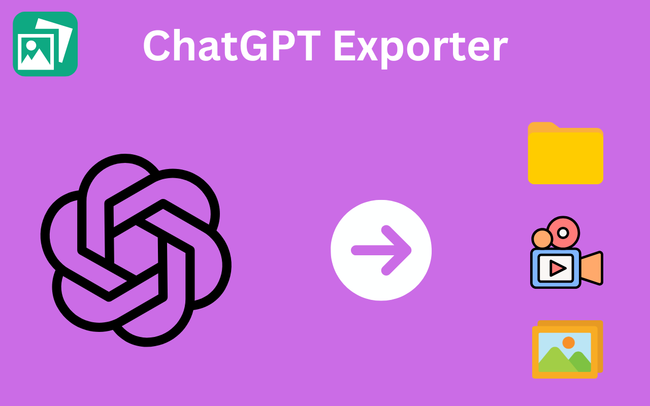 ChatGPT Exporter - Download ChatGPT Library Images & Videos - 截图 4