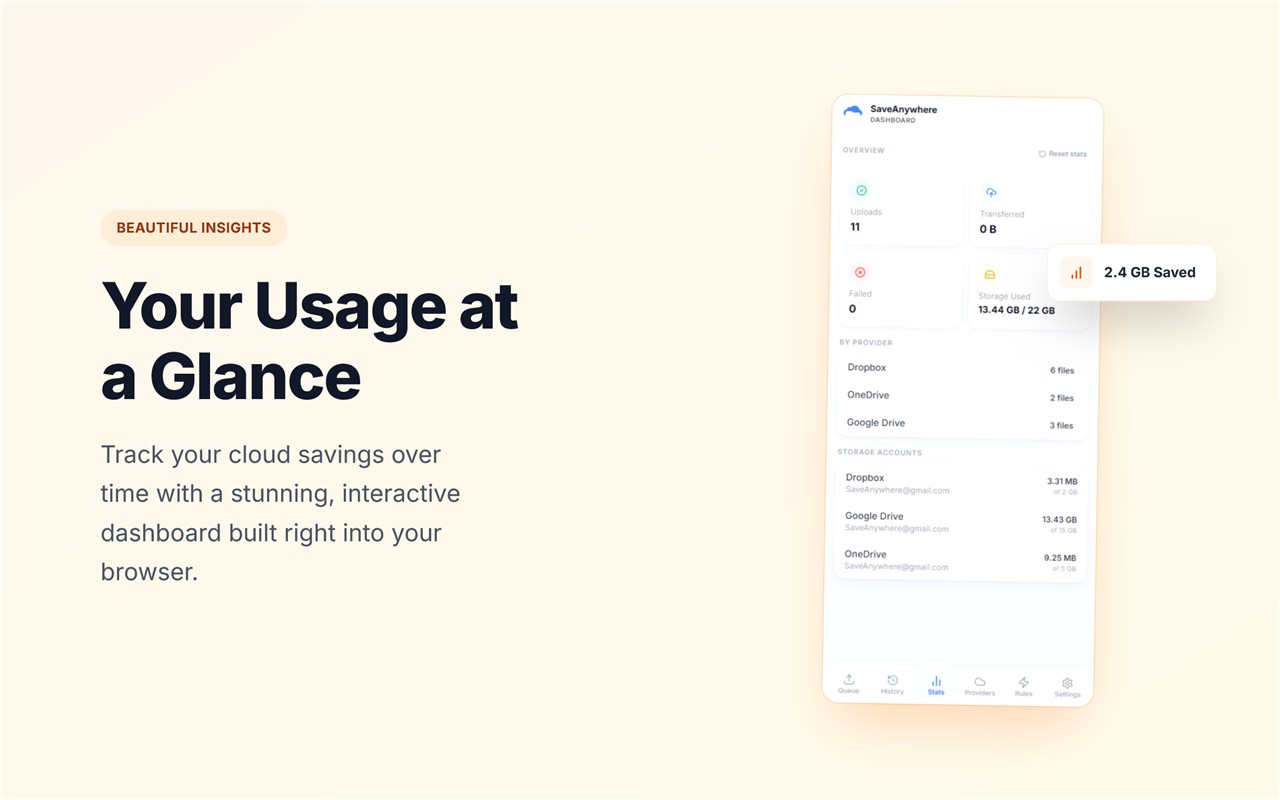SaveAnywhere - Save Files to Cloud Storage - 截图 1