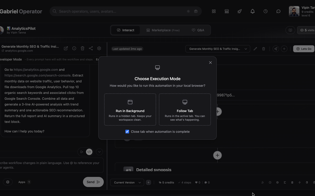 Gabriel Operator Extension - 截图 2
