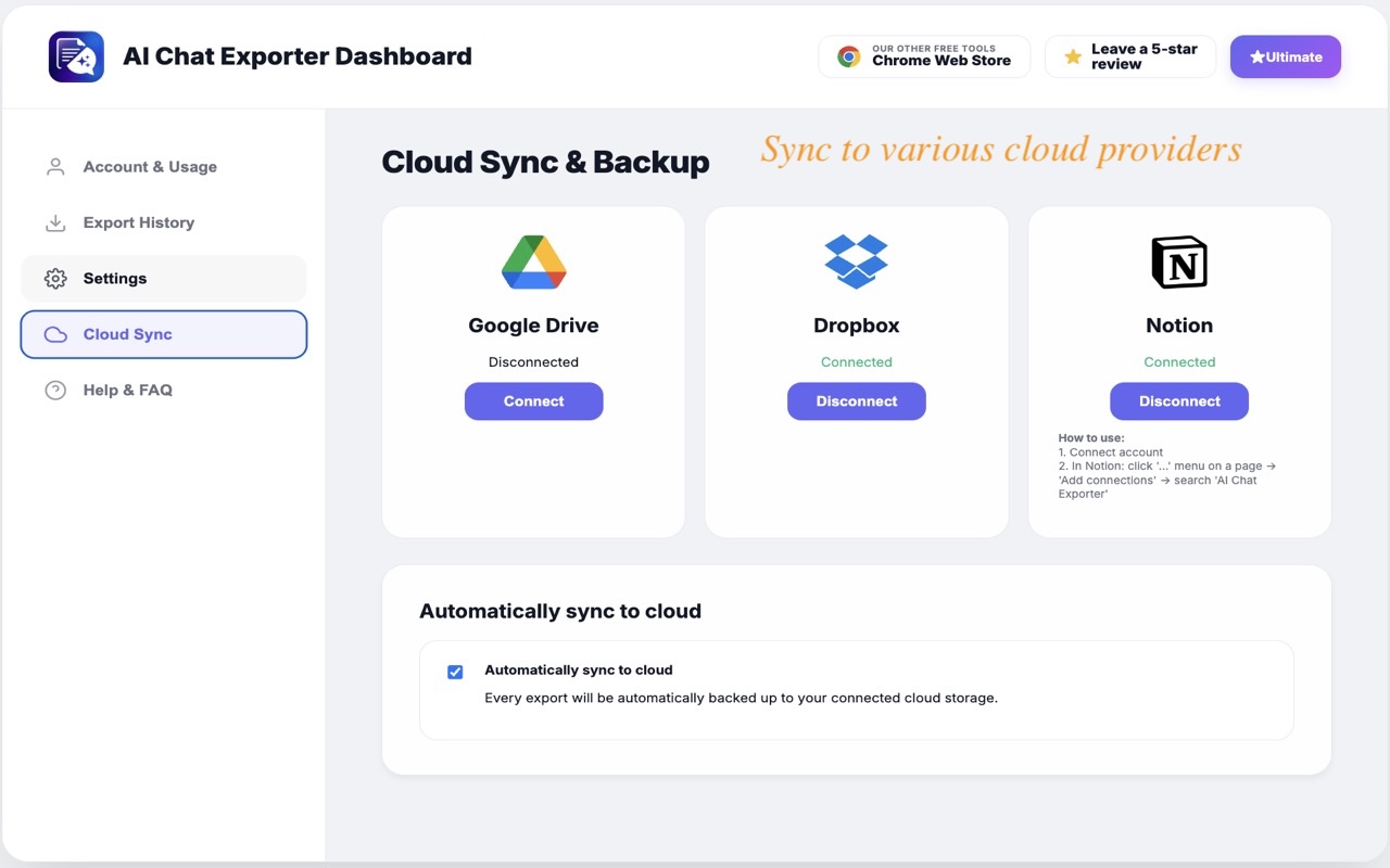 AI Chat Exporter - Grok、Perplexity、Copilot 和 Gemini 转 PDF - 截图 4