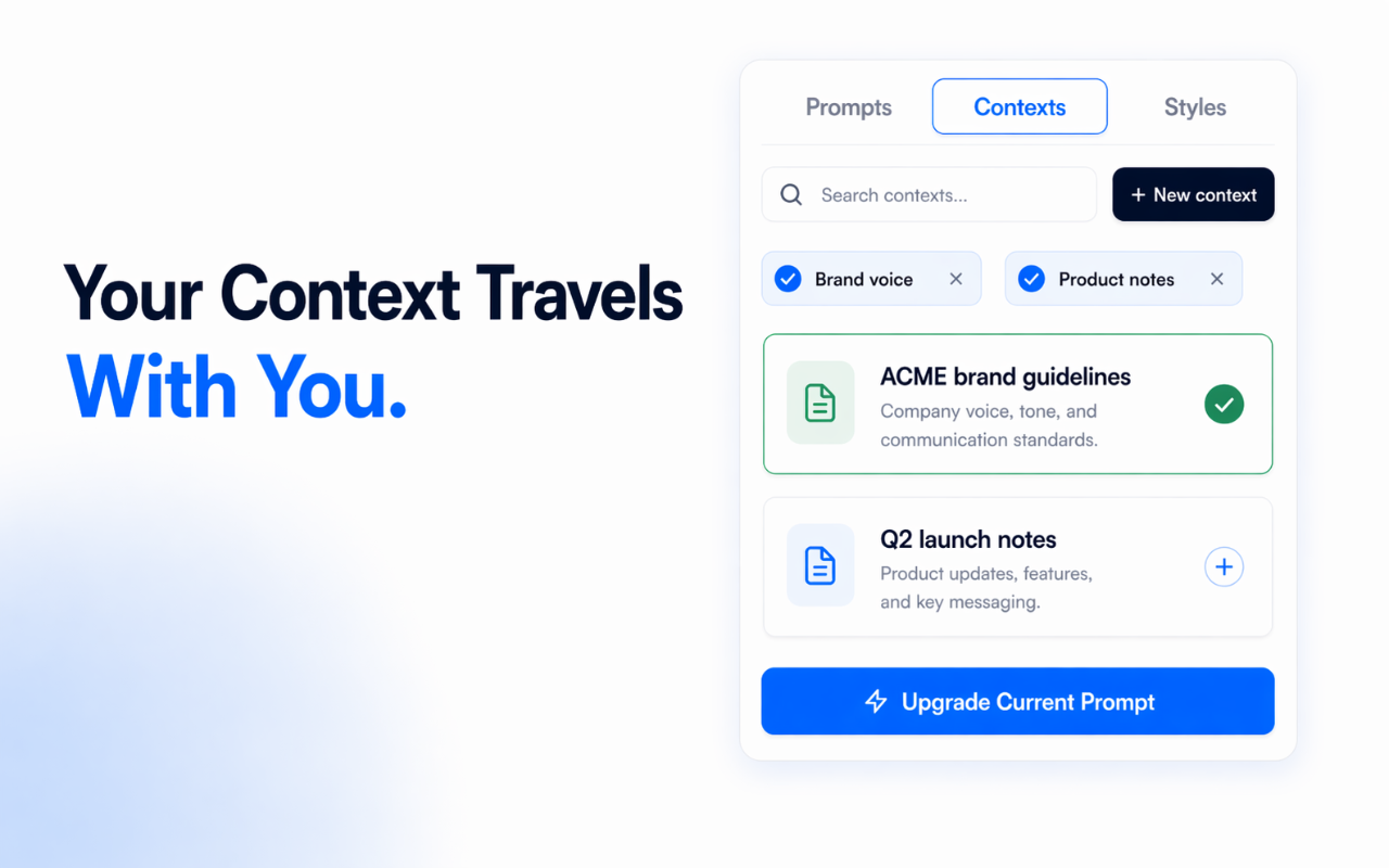 Stylevant – AI Prompt Optimizer for ChatGPT, Claude, Gemini & 50+ AI Tools - 截图 4