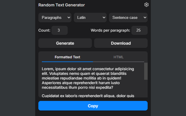 Random Text Generator - 截图 2