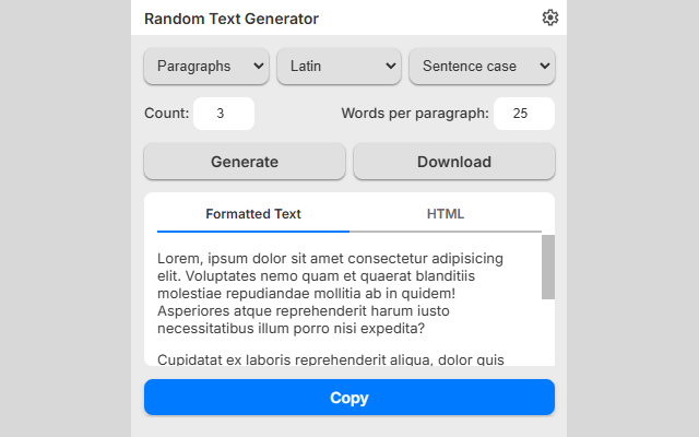 Random Text Generator - 截图 3