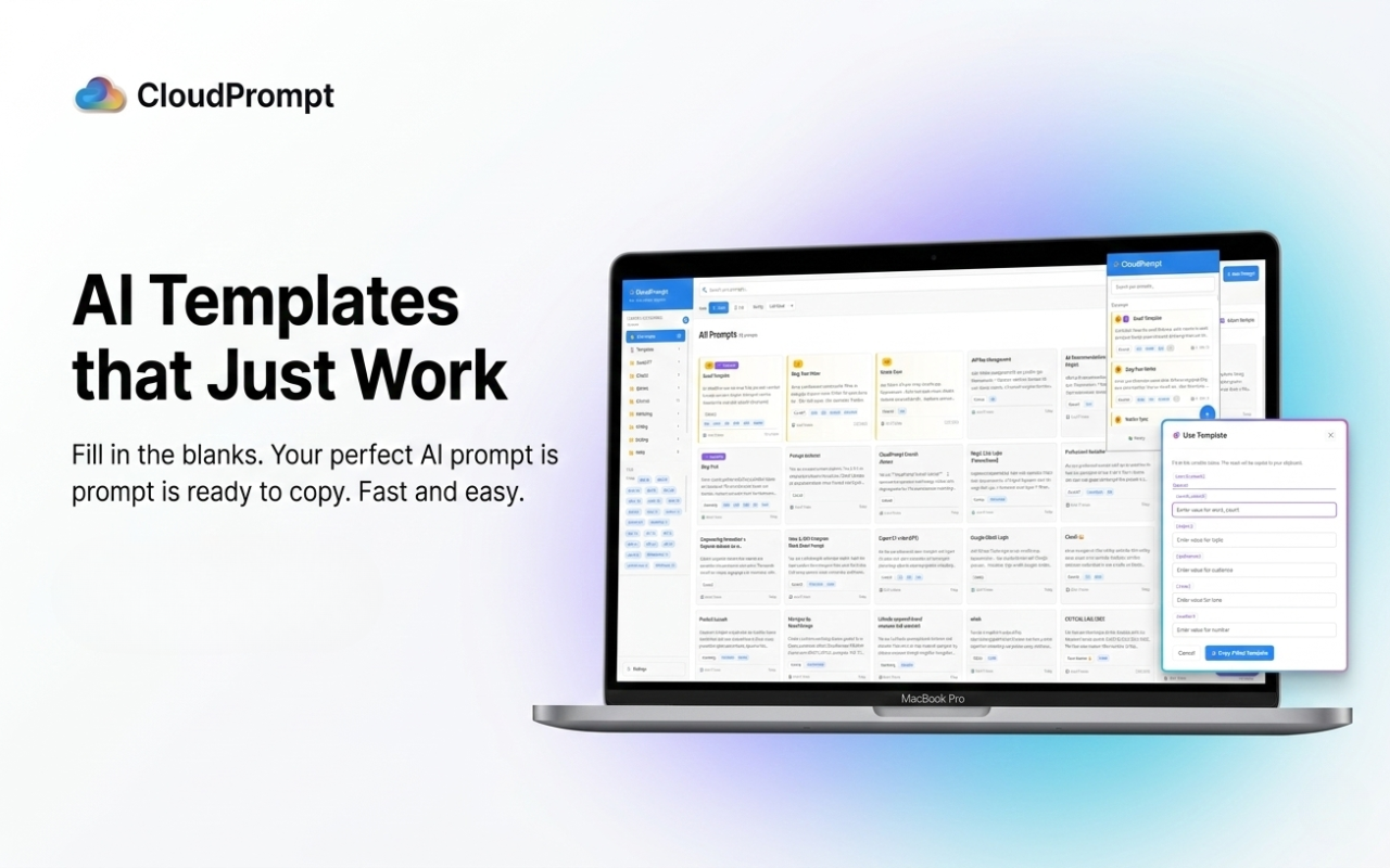 CloudPrompt — AI Prompt Manager - 截图 3