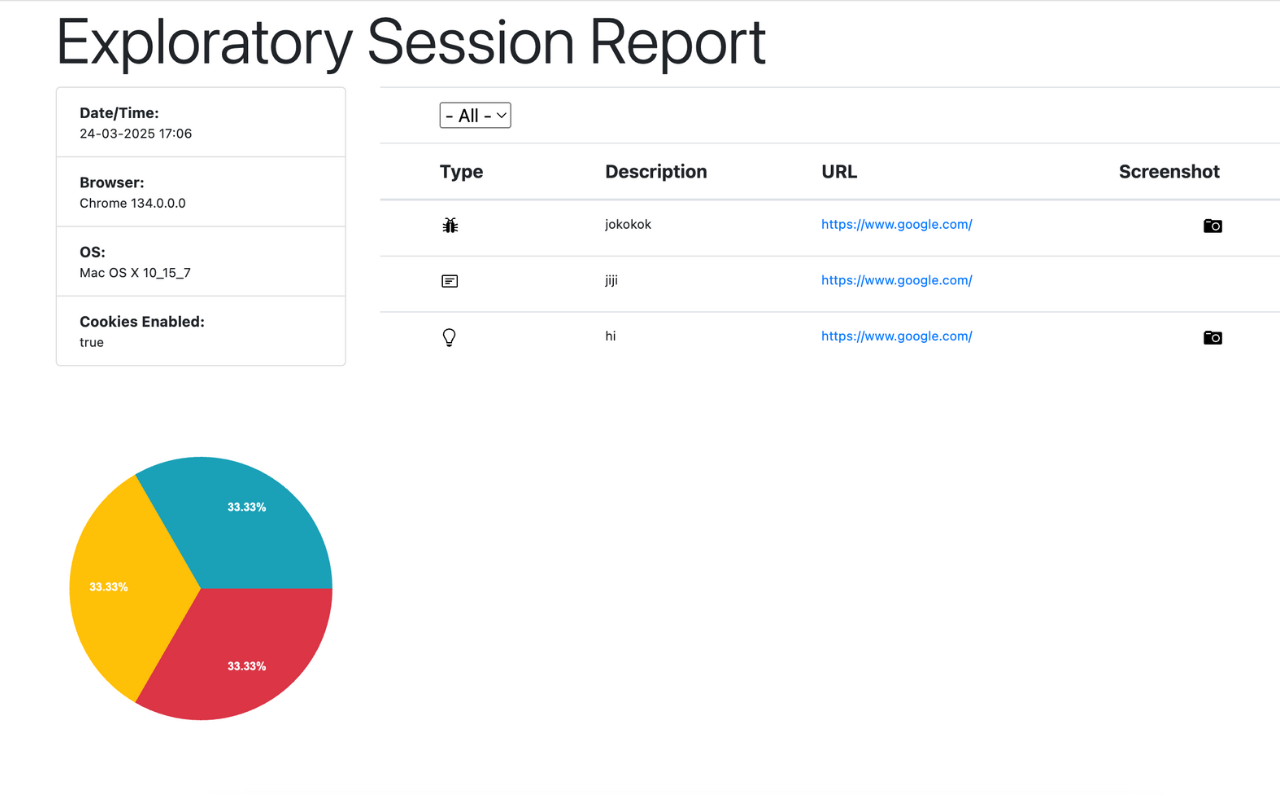 Exploratory Testing Chrome Extension - 截图 2