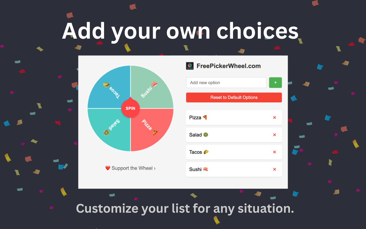Free Picker Wheel - 截图 1