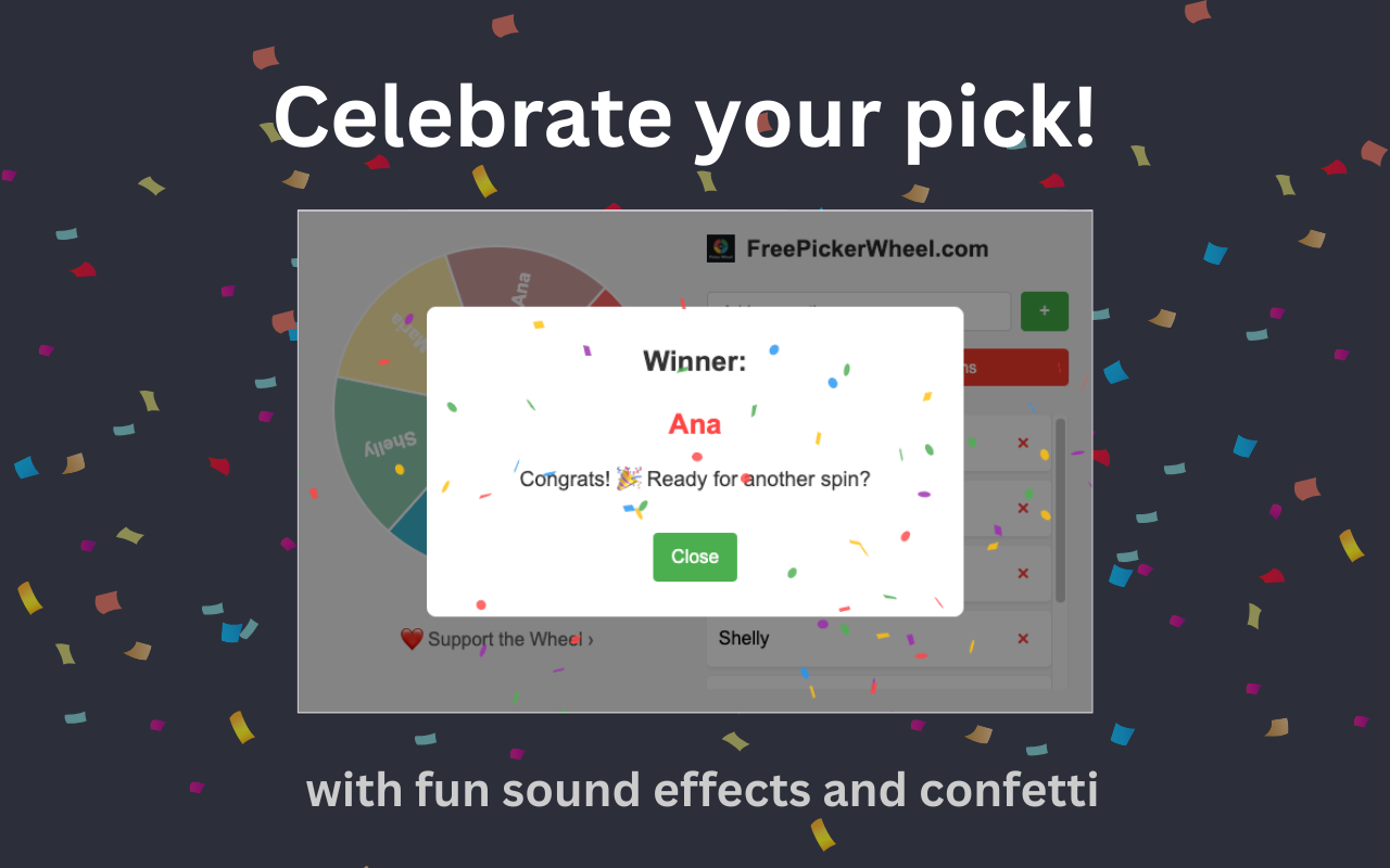 Free Picker Wheel - 截图 3
