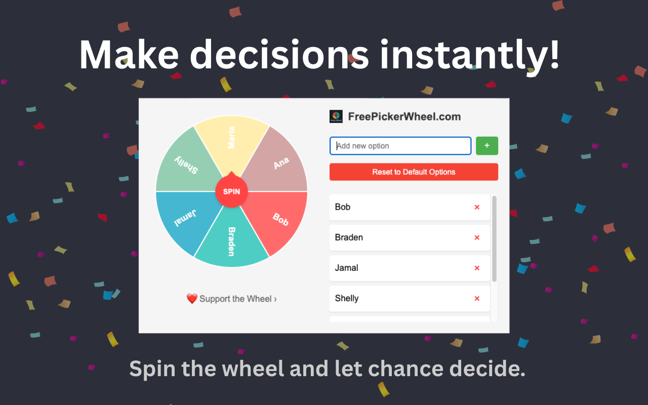 Free Picker Wheel - 截图 4