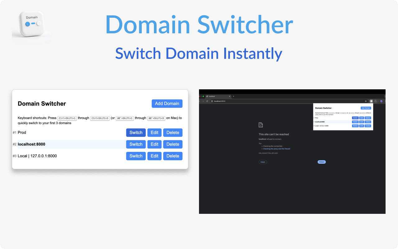 Domain Switcher - 截图 1
