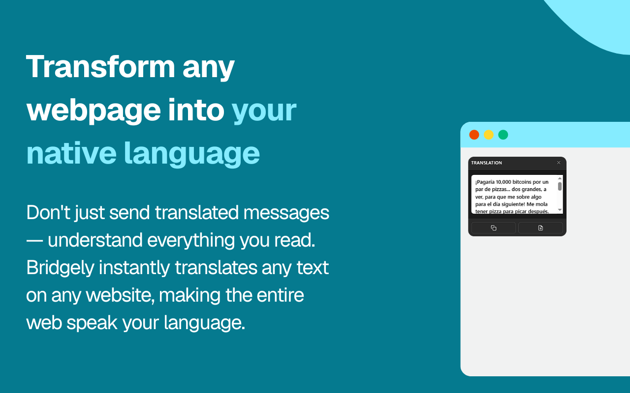 Bridgely - Real-Time Chat Translator - 截图 2
