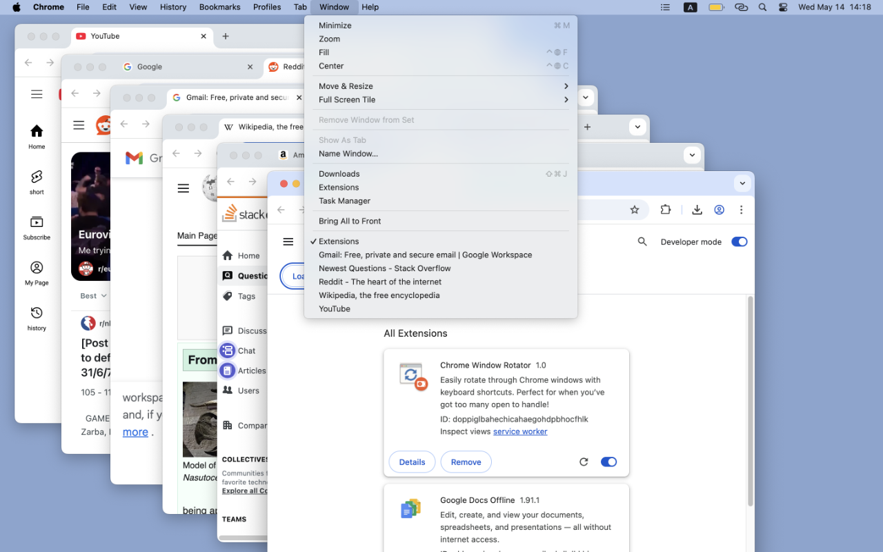 Chrome窗口切换器+ (标签页管理器) - 截图 3