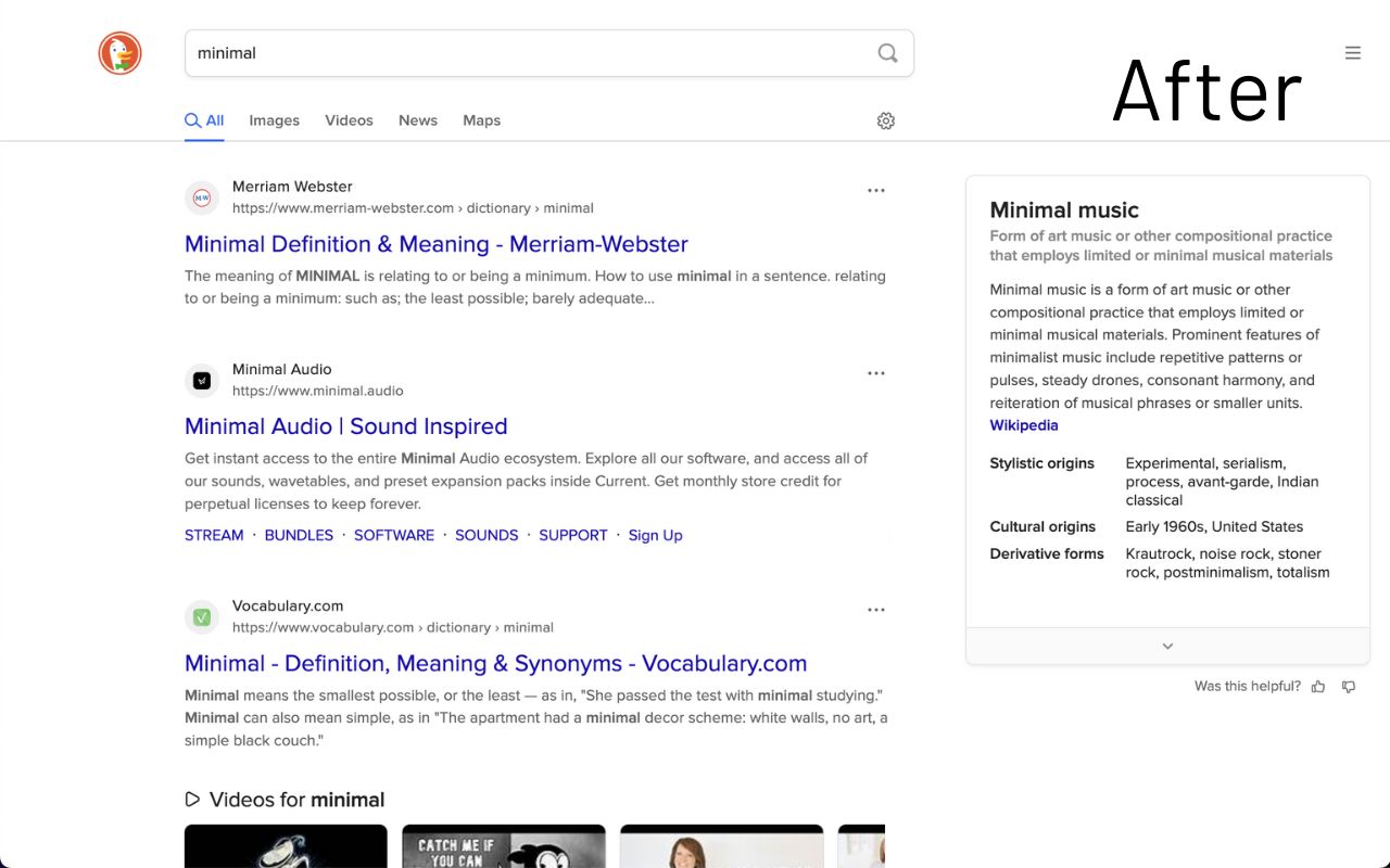 DuckDuckGo Minimal Theme - 截图 2