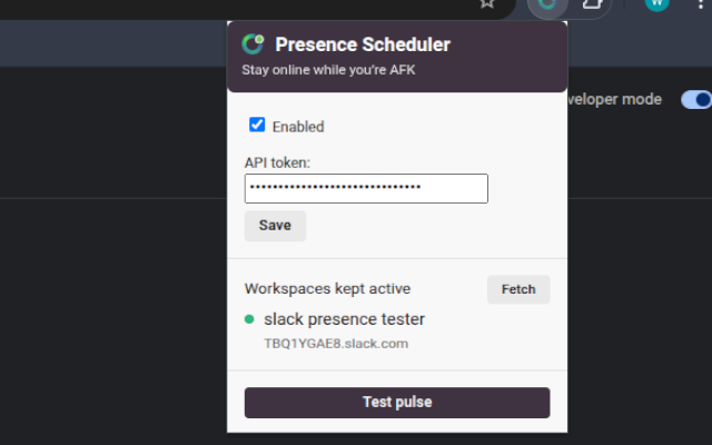 Presence Scheduler - 截图 1
