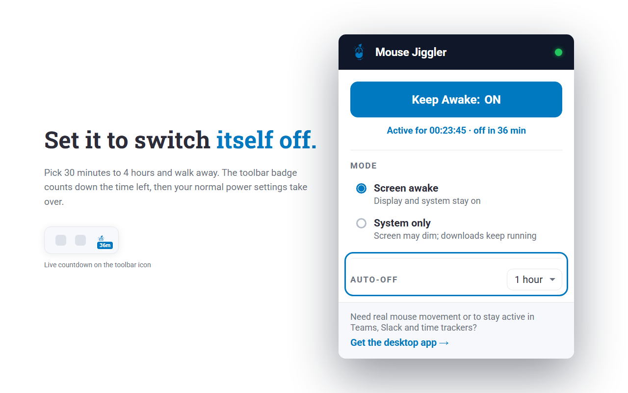Mouse Jiggler — Keep Awake - 截图 3