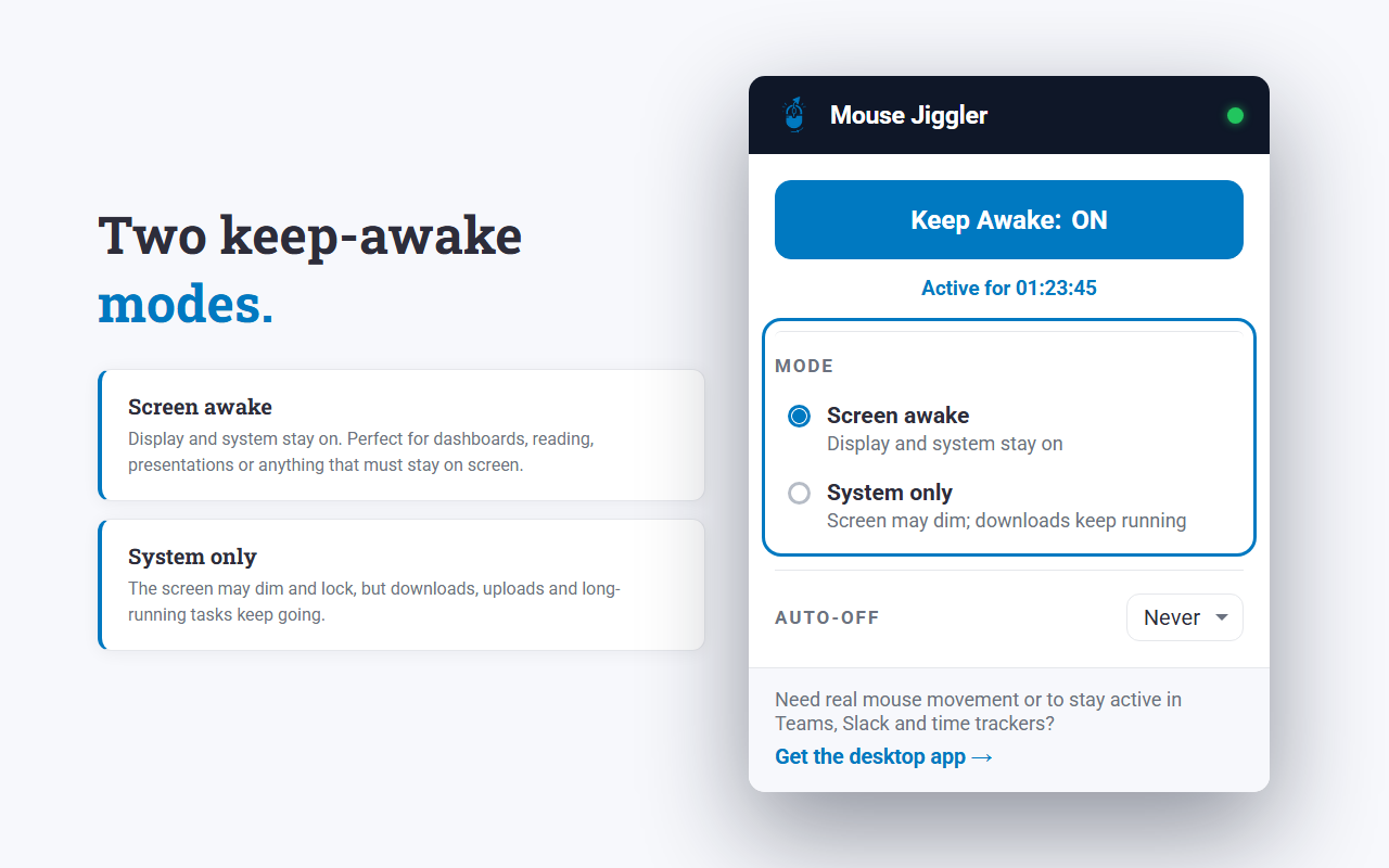 Mouse Jiggler — Keep Awake - 截图 4